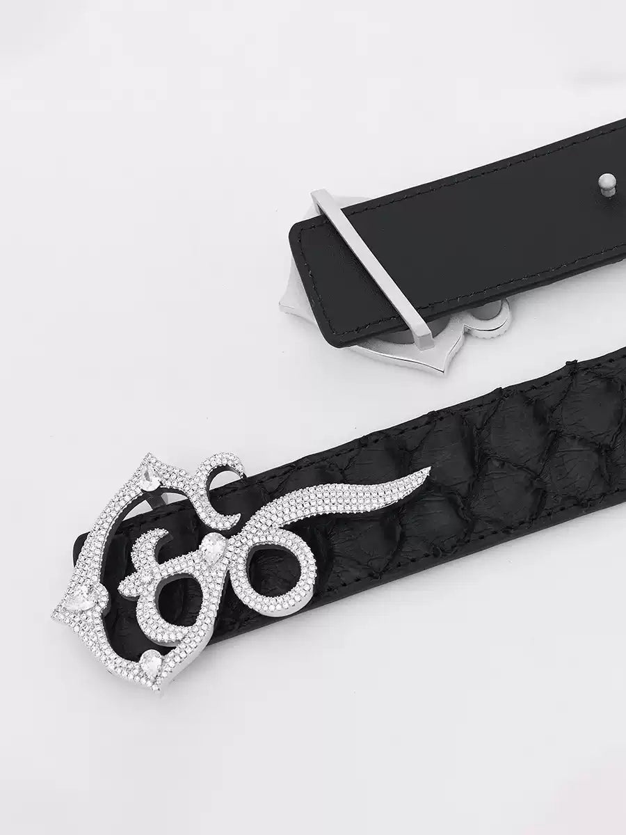 GLACIERBOY丨Rhinestone-Embellished Belt - PSYLOS 1, GLACIERBOY丨Rhinestone-Embellished Belt, Belt, GLACIERBOY•JAPAN, PSYLOS 1